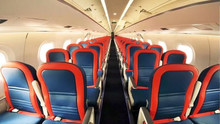 avião placar - YouTube/Embraer - YouTube/Embraer